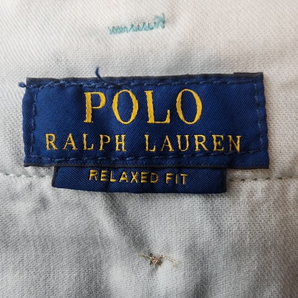 Polo Ralph Lauren Men's Shorts Size 35 Turquoise 9" Inseam Relaxed Fit Preppy - Picture 6 of 7